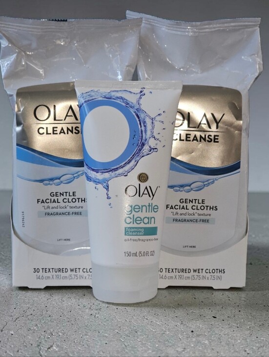 OLAY Other - Olay Cleanse MAKEUP Remover Wipes & Foaming Cleanser
